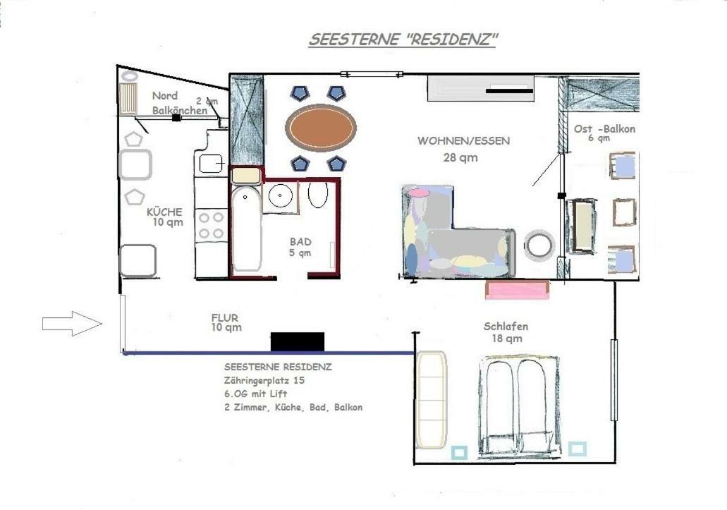 Ferienwohnung Seesterne Residenz Konstanz Exterior foto